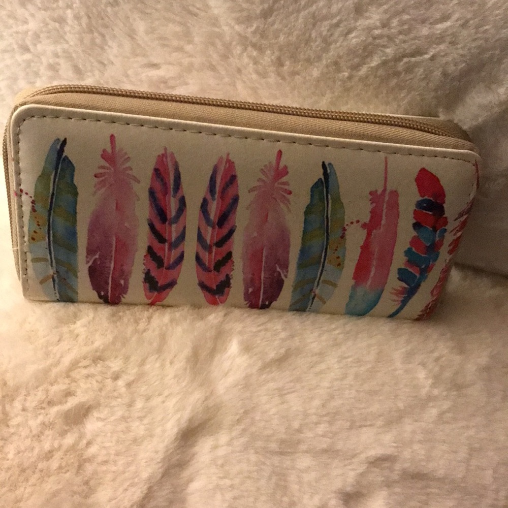 (Feather Pattern, Wallet - image 7
